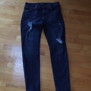 Hudson Ripped Skinny Jeans